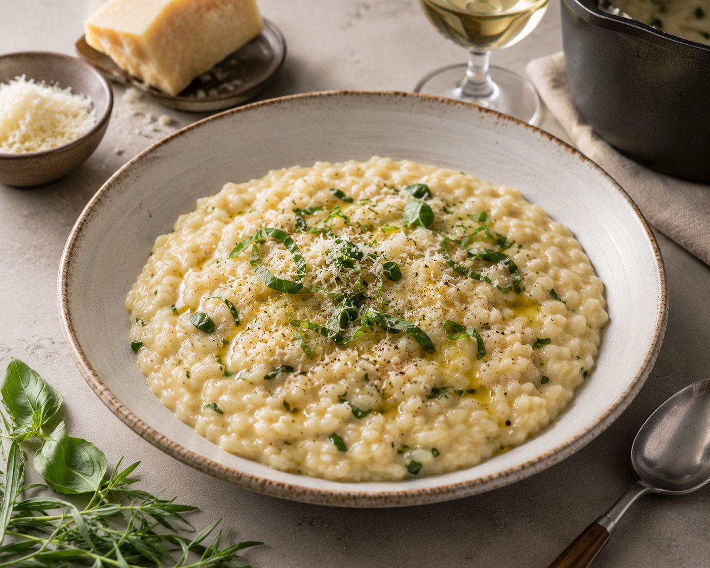 Mitt grundrecept på risotto, jag börjar alltid här